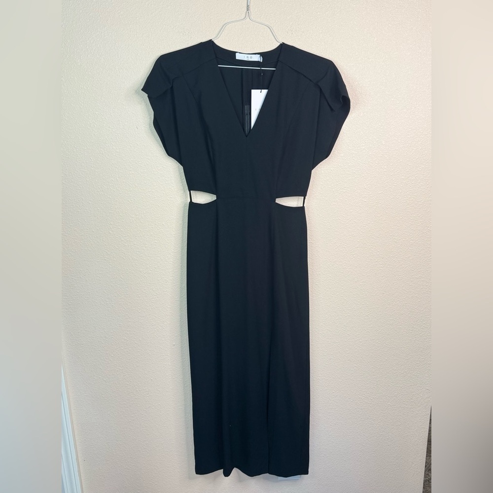Iro BLACK ‘Evana’ dress with cut-outs size 36 (4-6 US) - Picture 3 of 7